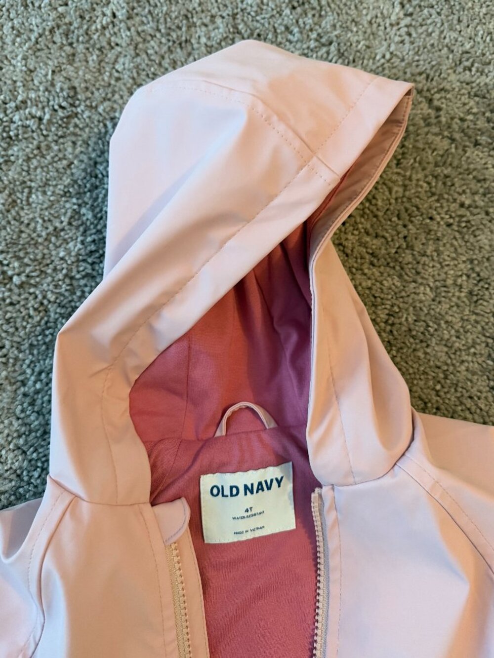 Toddler Pink Raincoat - 4T